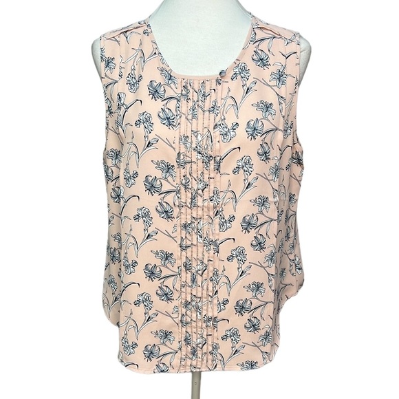 Ann Taylor Tops - Ann Taylor Floral Sleeveless Blouse